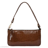 Lightweight canvas and leather sling bag for travel, adjustable strap, solid color design